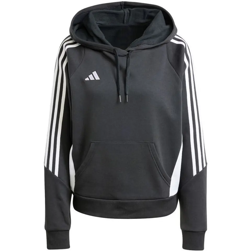 ⁨adidas Tiro 24 Hooded Women's Sweatshirt black IJ5607⁩ at Wasserman.eu