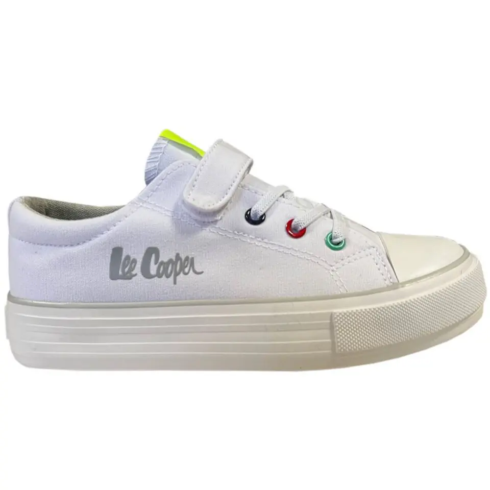 ⁨Buty Lee Cooper Jr LCW-24 (kolor Biały, rozmiar 34)⁩ w sklepie Wasserman.eu