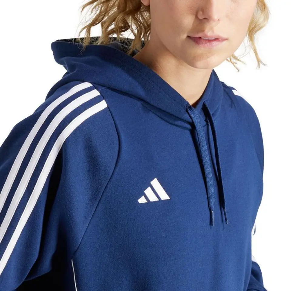 ⁨adidas Tiro 24 Hooded Women's Sweatshirt navy blue IR7507⁩ at Wasserman.eu