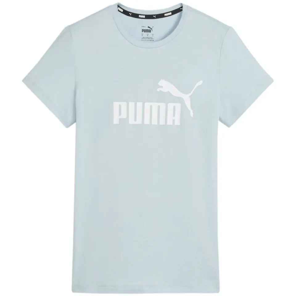 ⁨Koszulka Puma ESS Logo Tee W 586775 (kolor Niebieski, rozmiar S)⁩ w sklepie Wasserman.eu