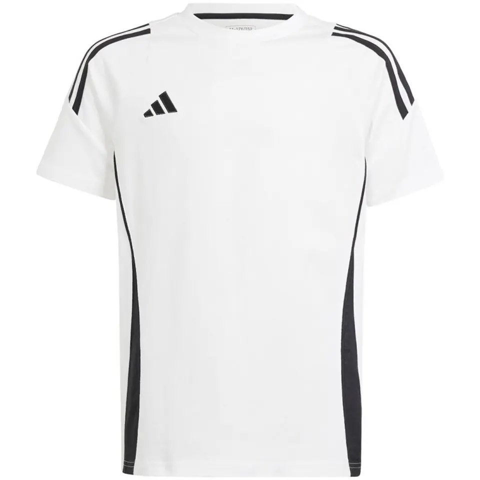 ⁨Koszulka adidas Tiro 24 Sweat Jr (kolor Biały, rozmiar 152cm)⁩ w sklepie Wasserman.eu