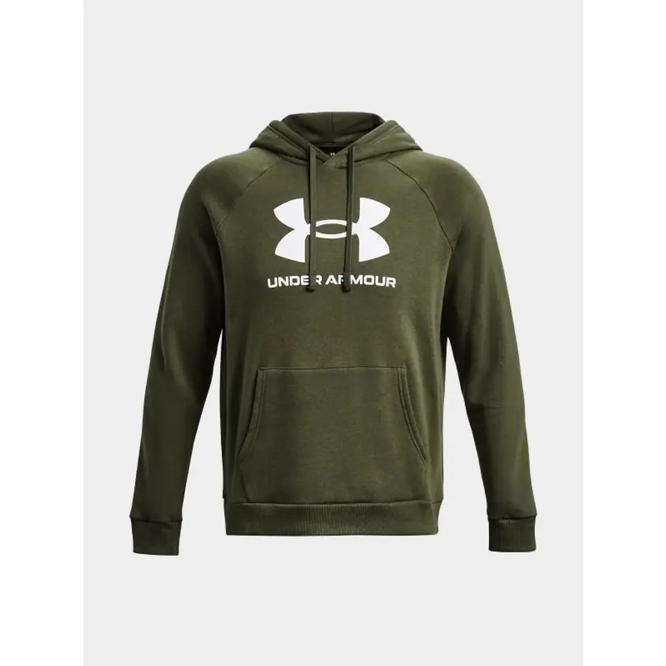 ⁨Bluza męska Under Armour Rival Fleece Logo HD oliwkowa 1379758 390 L⁩ at Wasserman.eu