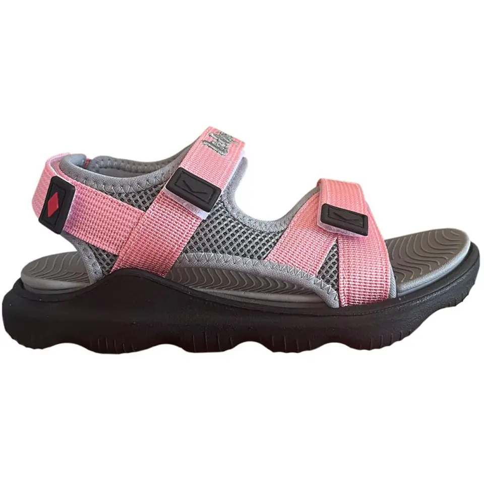 ⁨Sandały Lee Cooper Jr LCW-24-34 (kolor Różowy. Szary/Srebrny, rozmiar 32)⁩ w sklepie Wasserman.eu