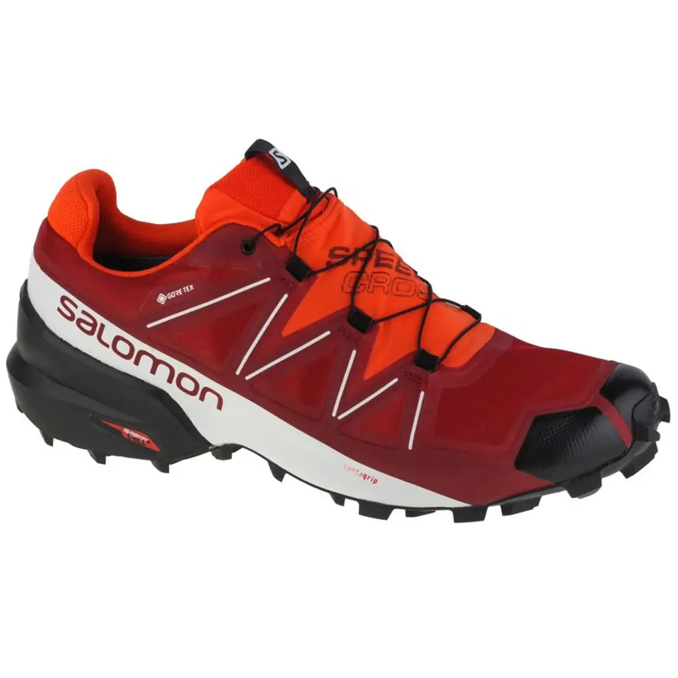 ⁨Buty do biegania Salomon Speedcross 5 Gtx M (kolor Czerwony, rozmiar 49 1/3)⁩ w sklepie Wasserman.eu