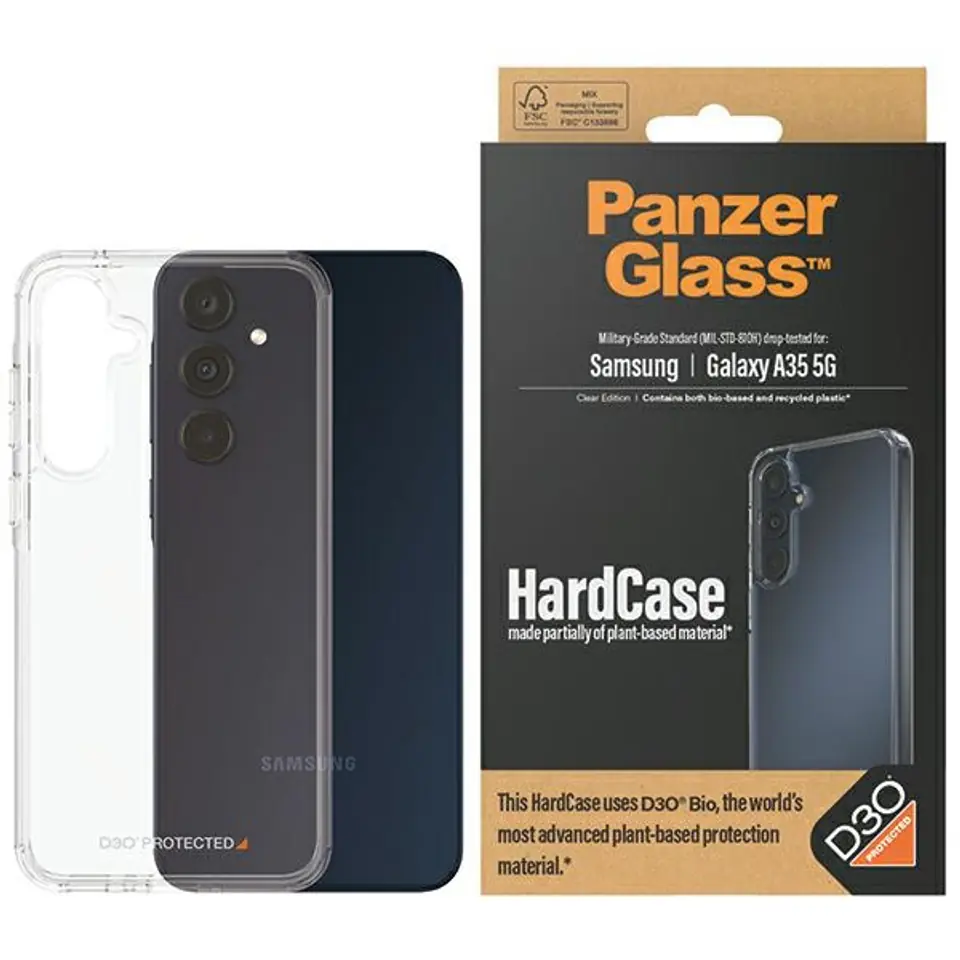 ⁨PanzerGlass HardCase Sam A35 5G A356 D3O 3xMilitary grade 0469⁩ w sklepie Wasserman.eu