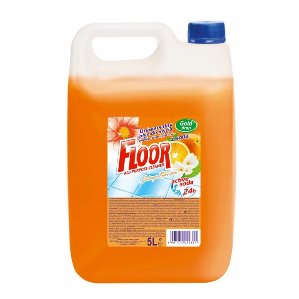 ⁨FLOOR Płyn uniwersalny 5L activ soda⁩ w sklepie Wasserman.eu