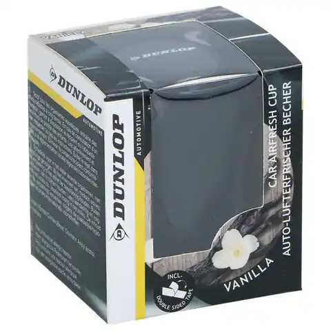 ⁨Dunlop - Żelowy odświeżacz powietrza do samochodu 70 g (vanilla)⁩ w sklepie Wasserman.eu