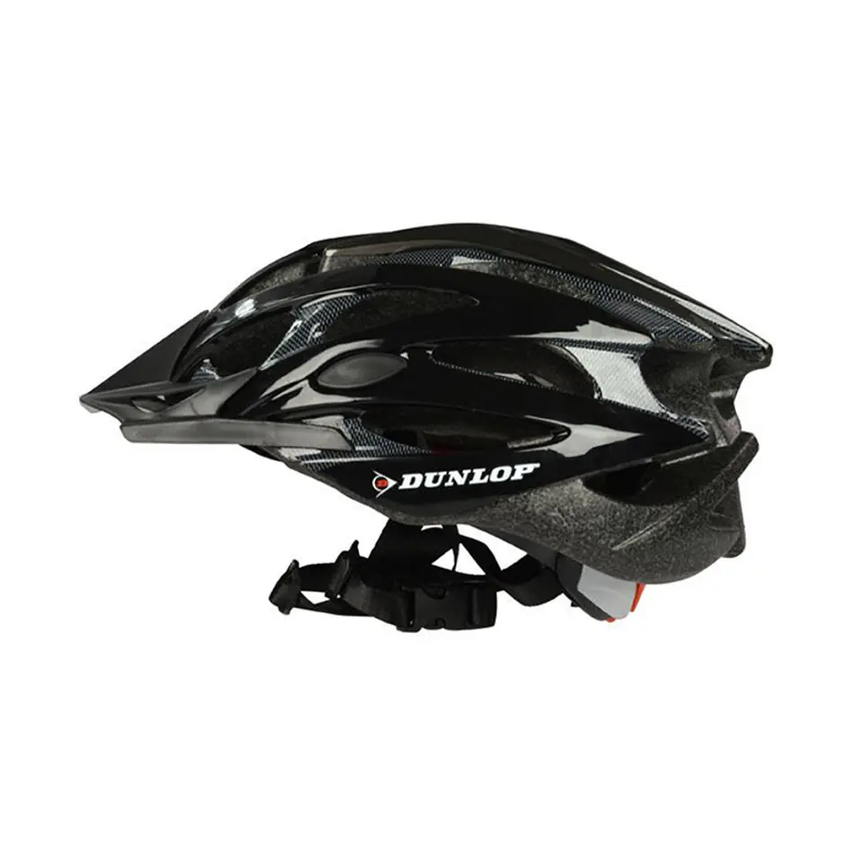 Dunlop - Kask rowerowy regulowany MTB r. M 55-58 cm (czarny) w sklepie Wasserman.eu