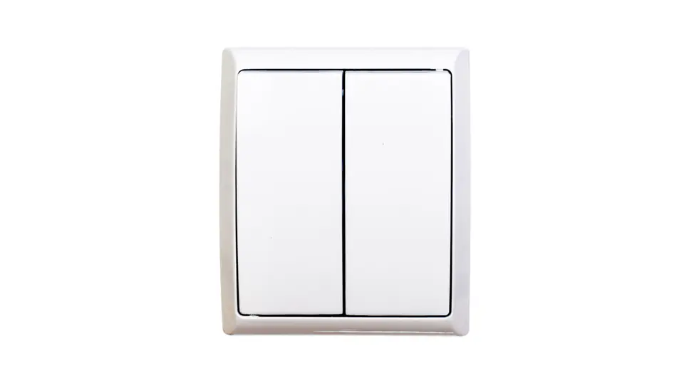 ⁨FALA Hermetic switch for candlestick IP44 white ŁNH-2H/00⁩ at Wasserman.eu