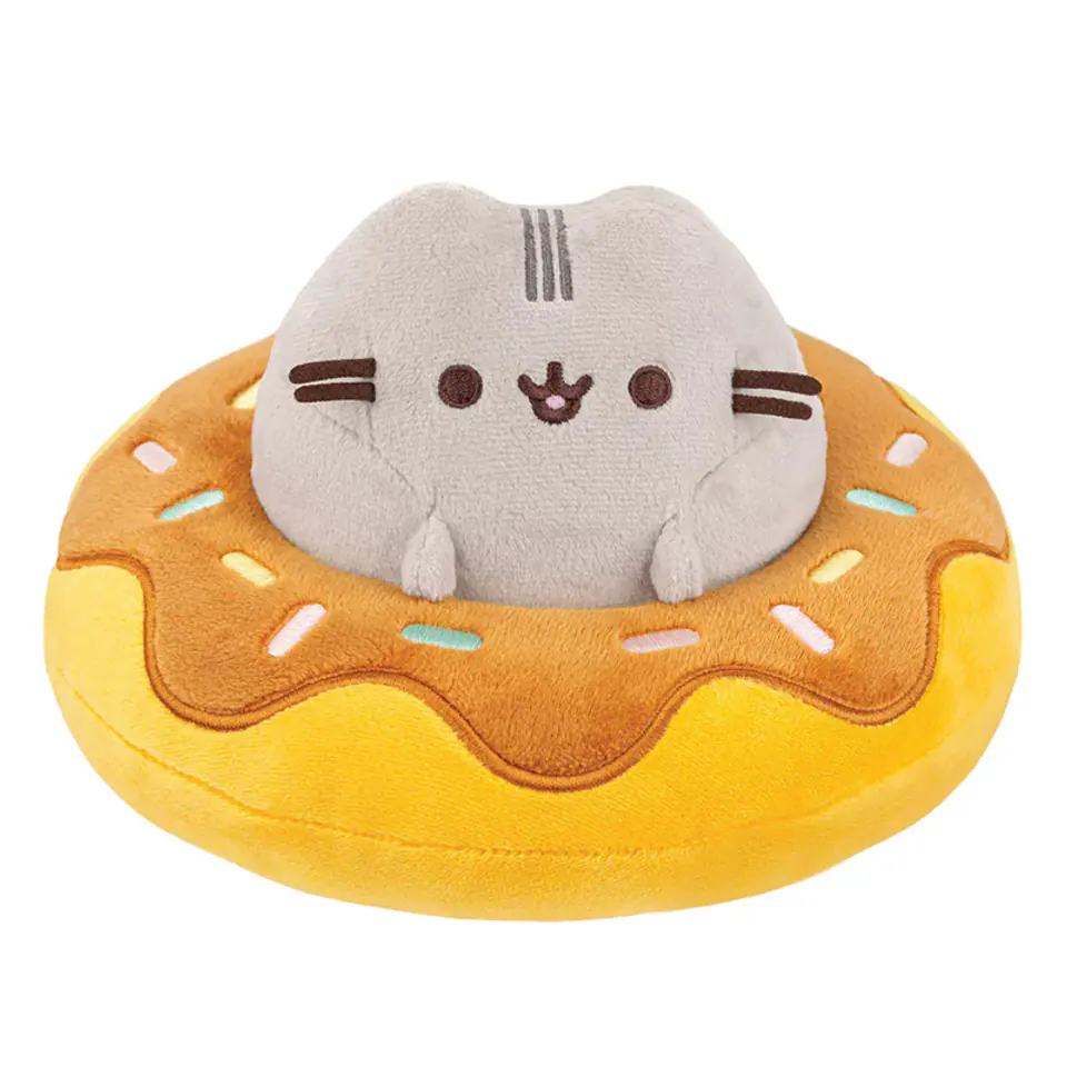 ⁨Pusheen - Pluszowa maskotka Pusheen w czekoladowym pączku 21 x 13 cm⁩ w sklepie Wasserman.eu