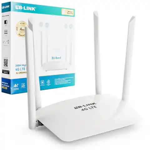 ⁨Router WiFi Domowy N300 4G LTE CPE450EU⁩ w sklepie Wasserman.eu