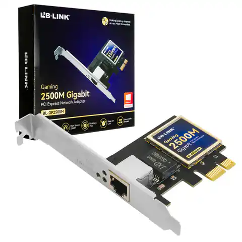 ⁨Karta sieciowa wewnętrzna PCI-E 2500Mbps BL-GP2500⁩ w sklepie Wasserman.eu