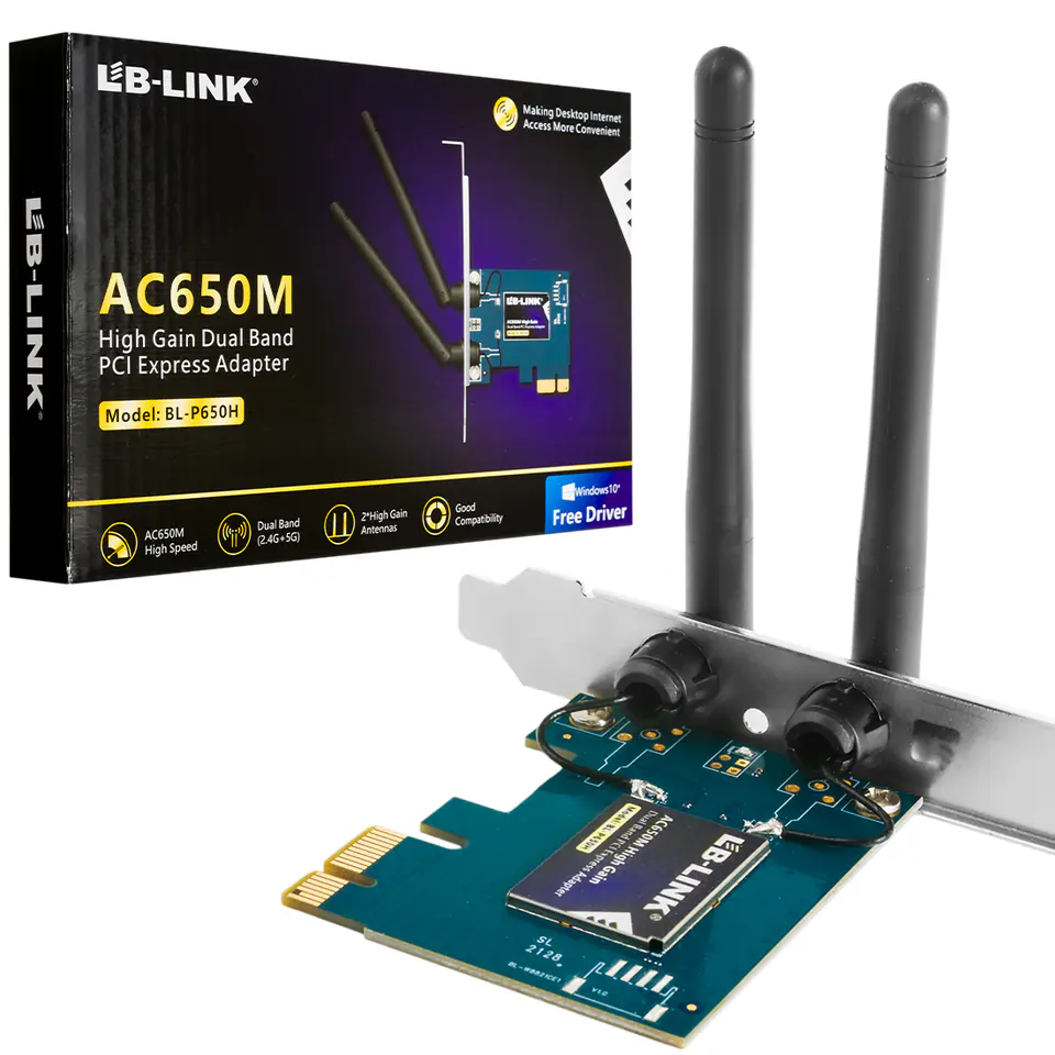 ⁨Karta sieciowa wewnętrzna PCI-E 650 Mbps BL-P650H⁩ w sklepie Wasserman.eu