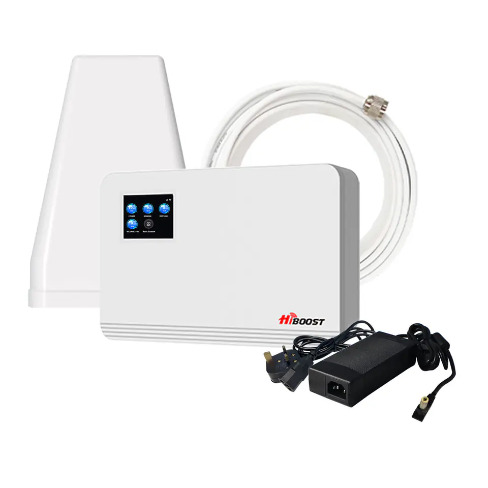 ⁨Zestaw Repeater 5G LTE HiBoost Hi10-4S-PRO 4 pasma⁩ w sklepie Wasserman.eu