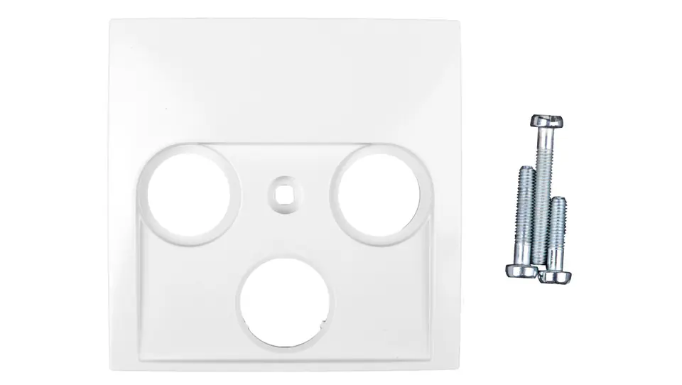 ⁨Berker/B.Square Central element of 2-, 3-output antenna socket white 5312038989⁩ at Wasserman.eu