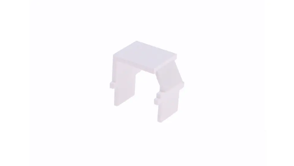 ⁨Single RJ socket cover white BWB/11⁩ at Wasserman.eu