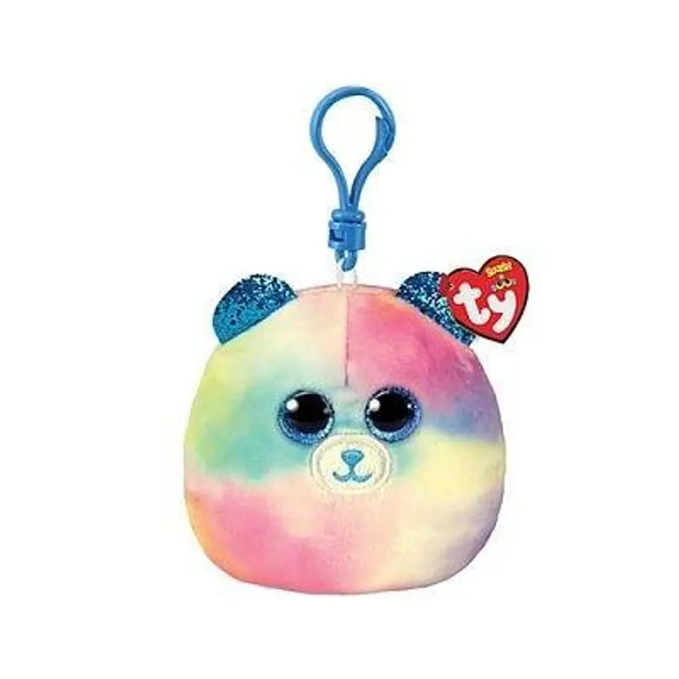 Squish-a-Boos Hoper - pastelowy miś 8,5cm brelok w sklepie Wasserman.eu