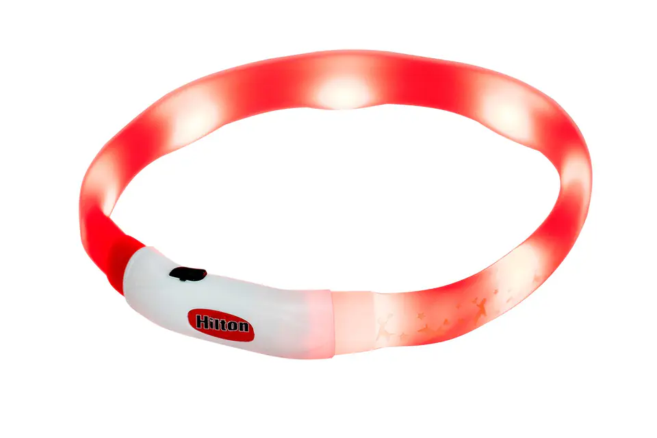 ⁨HILTON LED silicone 1.4x0.8x40 cm with USB - dog collar⁩ at Wasserman.eu