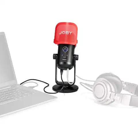 ⁨Joby JB01775-BWW microphone Black, Red Studio microphone⁩ at Wasserman.eu