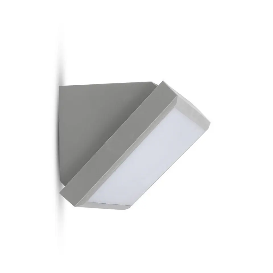 ⁨Oprawa Ścienna V-TAC 20W LED Ukośna Szara IP65 VT-8055-N 3000K 2050lm⁩ w sklepie Wasserman.eu