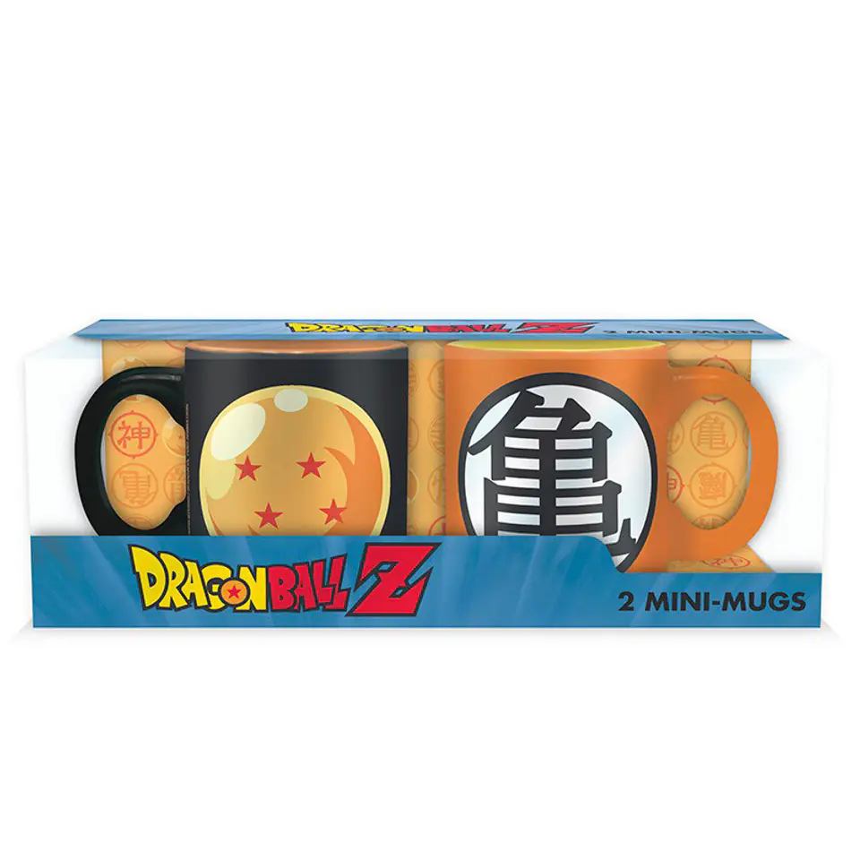 ⁨Komplet kubeczków do espresso - Dragon Ball "DBZ Dragon Ball & Kame"⁩ w sklepie Wasserman.eu