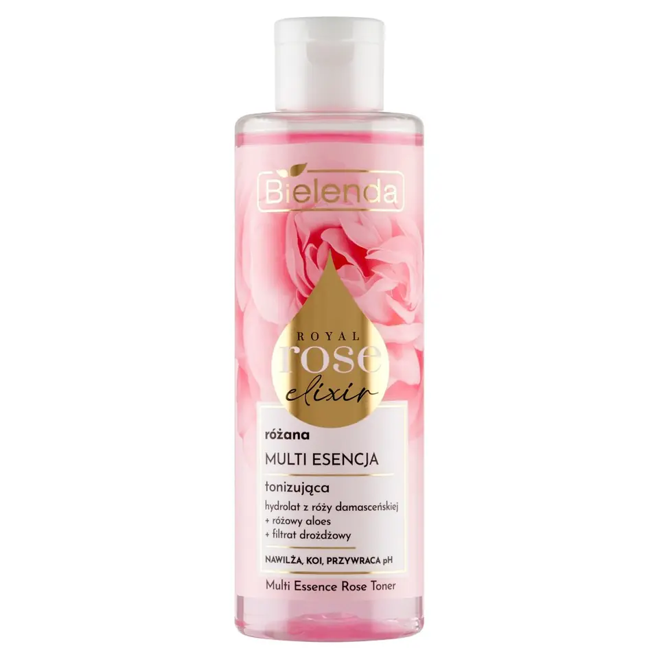 ⁨BIELENDA Royal Rose Elixir Różana multi esencja tonizująca 200 ml⁩ w sklepie Wasserman.eu