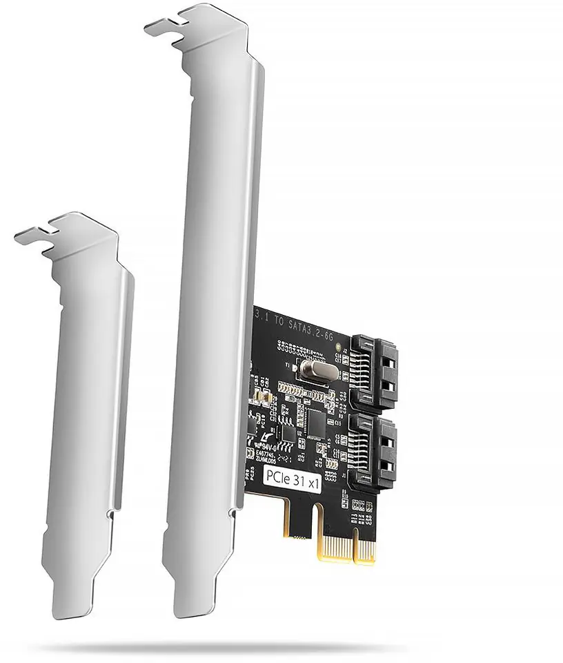 ⁨Kontroler Axagon PCES-SJ2 PCIe 2x wewnętrzny port SATA⁩ w sklepie Wasserman.eu