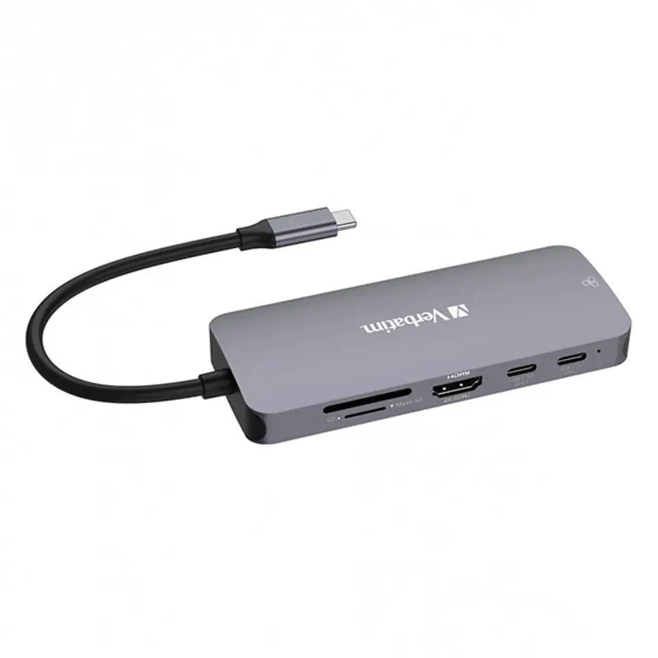 ⁨Verbatim USB-C Pro Multiport Hub 9 Port CMH-09⁩ at Wasserman.eu