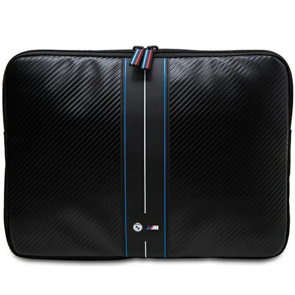 ⁨BMW Sleeve BMCS16COMSCAKL 16" czarny/black Carbon Blue Stripes⁩ w sklepie Wasserman.eu