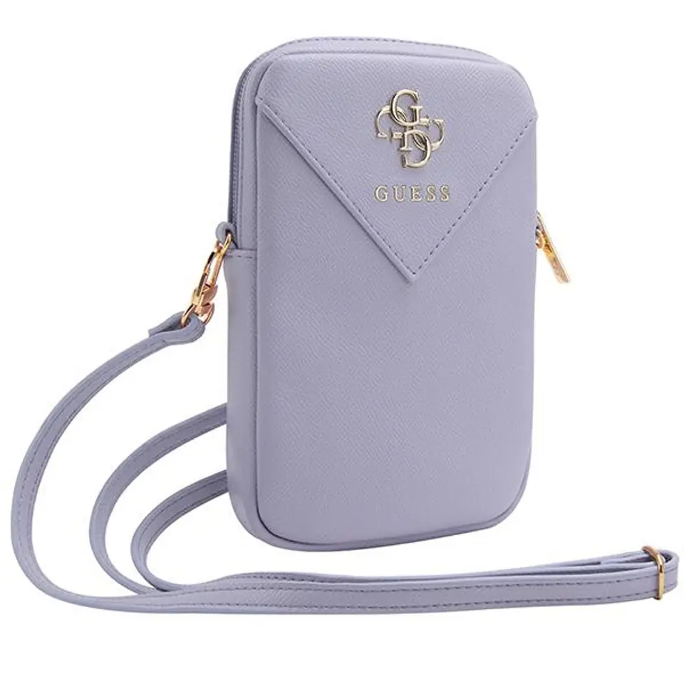 ⁨Guess Torebka GUWBZPGSTEGU fioletowy/purple Zip Triangle 4G⁩ w sklepie Wasserman.eu