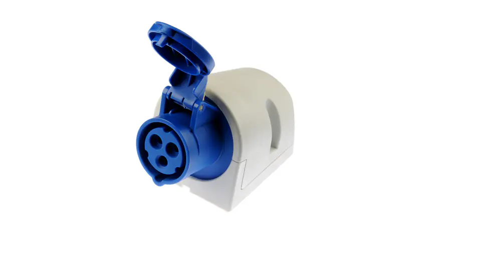 ⁨Fixed socket 16A 3P 230V blue IP44 113-6⁩ at Wasserman.eu