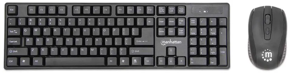 ⁨Manhattan Keyboard Mouse Included Rf⁩ w sklepie Wasserman.eu