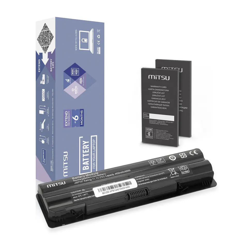Bateria Mitsu do Dell XPS 14, 15, 17 w sklepie Wasserman.eu
