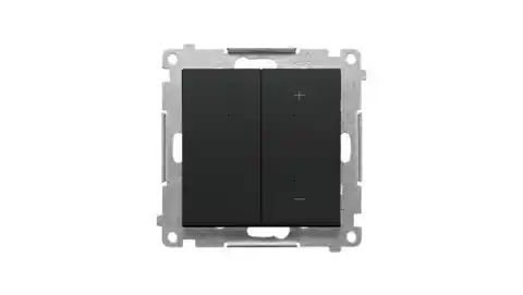 ⁨Simon 55 Ściemniacz do LED ściemnialnych, klawiszowy (moduł) Czarny mat TESL1.01/149⁩ w sklepie Wasserman.eu