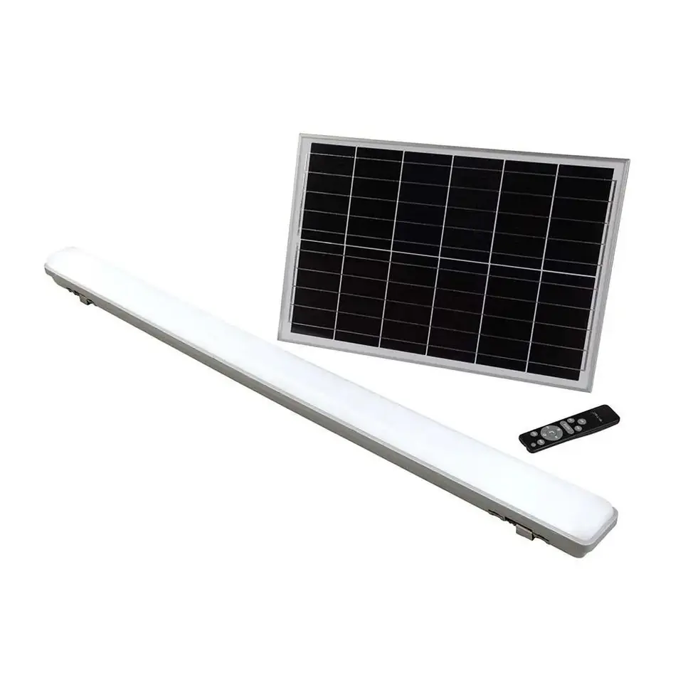 ⁨Oprawa Hermetyczna Solarna LED V-TAC 120cm 18W Pilot IP65 VT-120018 3000K-4000K-6400K 1000lm⁩ at Wasserman.eu