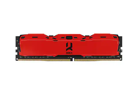 ⁨GOODRAM DDR4 32GB PC4-25600 (3200MHz) 16-20-20 DUAL CHANNEL KIT GOODRAM IRDM X RED 1024x8⁩ w sklepie Wasserman.eu
