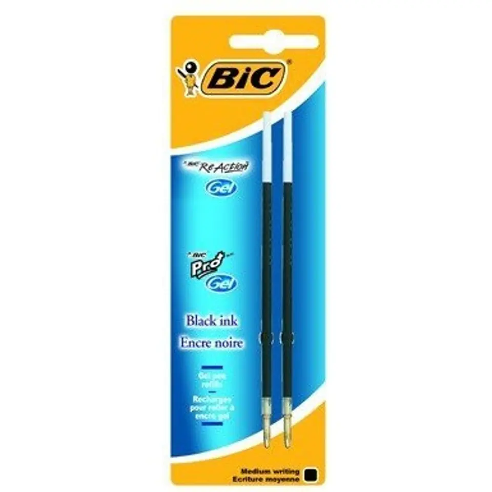 ⁨Wkłady żelowy GEL-OCITY niebieski (2szt.) blister 862229 BIC⁩ w sklepie Wasserman.eu