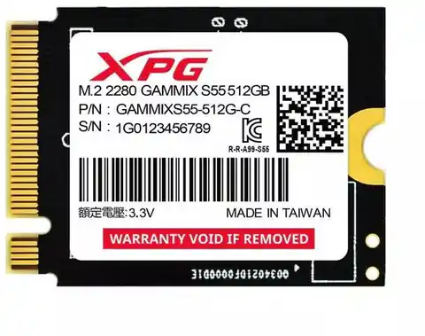 ⁨Dysk SSD Adata XPG GAMMIX S55 512GB M2230⁩ w sklepie Wasserman.eu