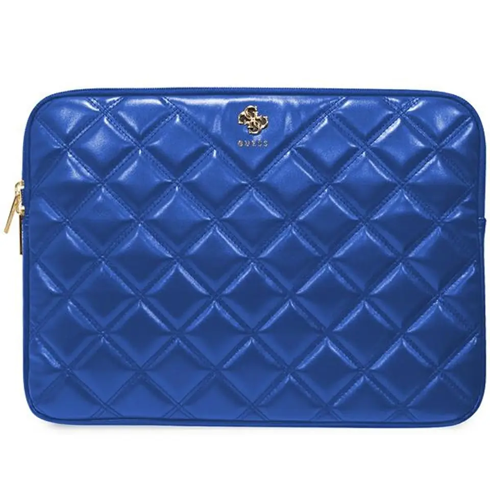 ⁨Guess Sleeve GUCS14ZPSQSSGB 14" niebieski/blue Quilted 4G⁩ w sklepie Wasserman.eu