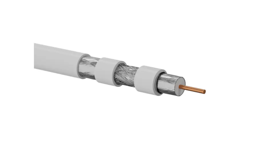 ⁨Trishield RG6 Coaxial Cable 75 Ohm, 1.02/4.55/6.86 PVC Eca 500m RGTec⁩ at Wasserman.eu