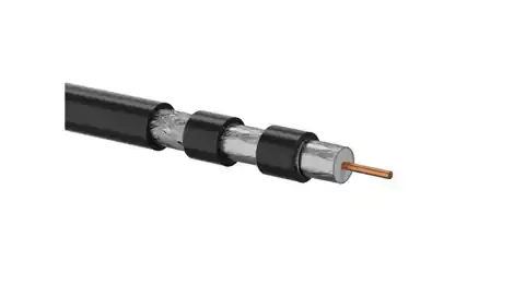⁨Trishield RG6 75 Ohm External Coaxial Cable Gel-filled , 1.02/4.55/6.86 PE Fca 500m RGTec⁩ at Wasserman.eu