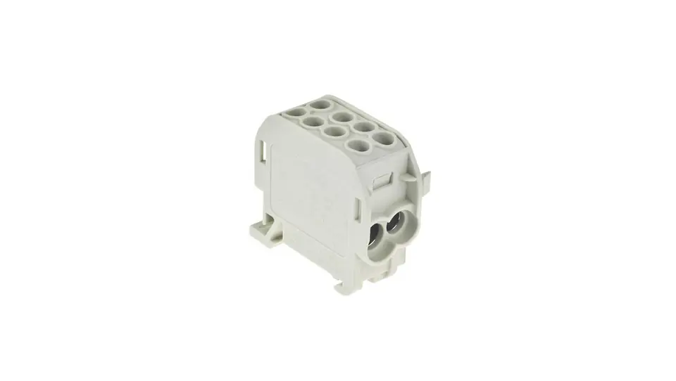 ⁨Złączka szynowa jednopolowa ZGX 1x35/2x25 mm2 szara (Al/Cu) ENE-00513⁩ w sklepie Wasserman.eu