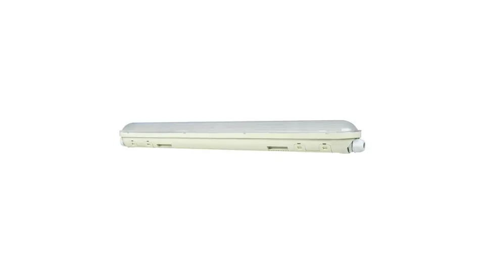 ⁨DAMPPROOF ECO VERY WIDE GREY HERMETIC LED LINEAR FIXTURE 21W NW 4000K 2835LM 600MM IP65 120ST PC⁩ at Wasserman.eu