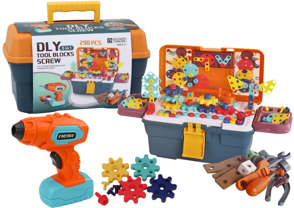 ⁨3D construction puzzle blocks in a box⁩ at Wasserman.eu