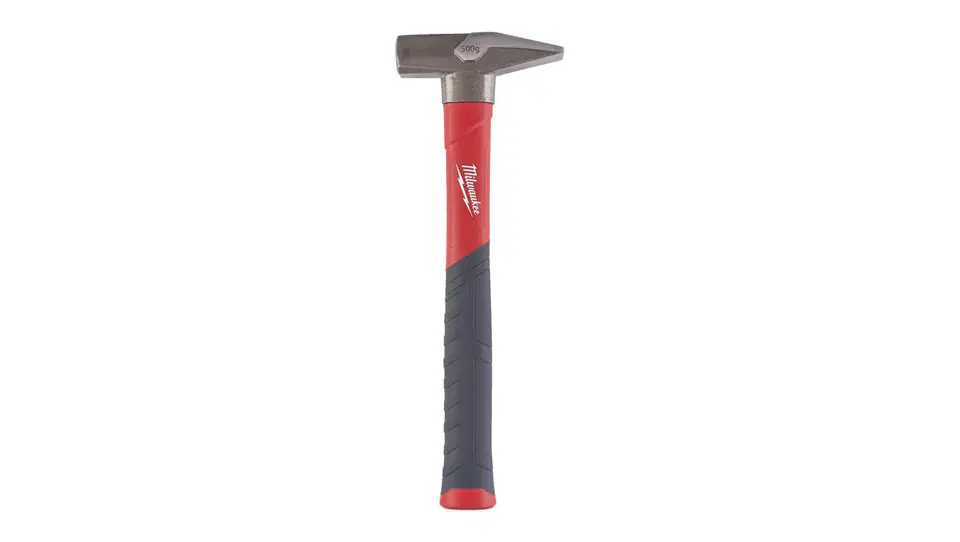 ⁨Locksmith hammer 500g with fiberglass handle MILWAUKEE⁩ at Wasserman.eu