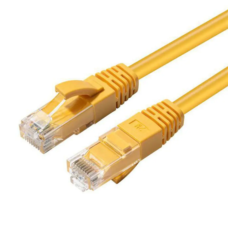 ⁨MicroConnect U/UTP CAT5e 0.5M Yellow PVC⁩ w sklepie Wasserman.eu