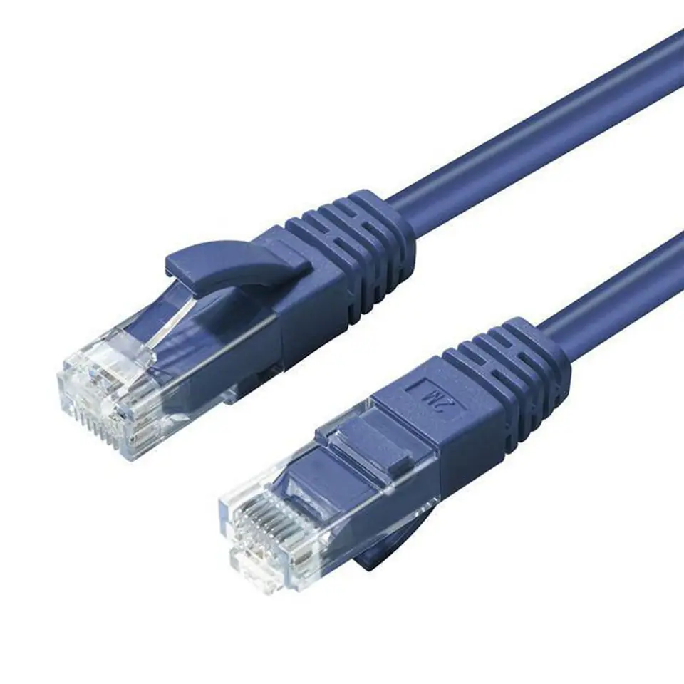 ⁨MicroConnect U/UTP CAT5e 0.5M Blue PVC⁩ w sklepie Wasserman.eu