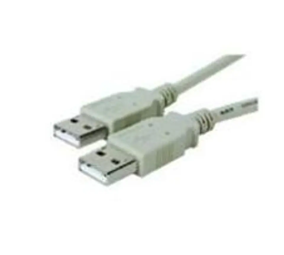 ⁨MicroConnect USB2.0 A-A 1m M-M, Grey⁩ w sklepie Wasserman.eu