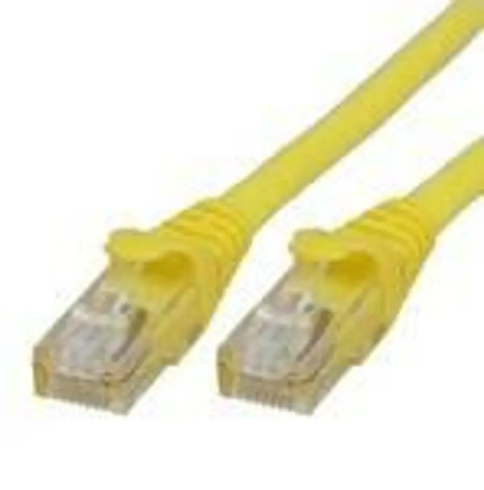 ⁨MicroConnect U/UTP CAT6 5M Yellow Snagless⁩ w sklepie Wasserman.eu