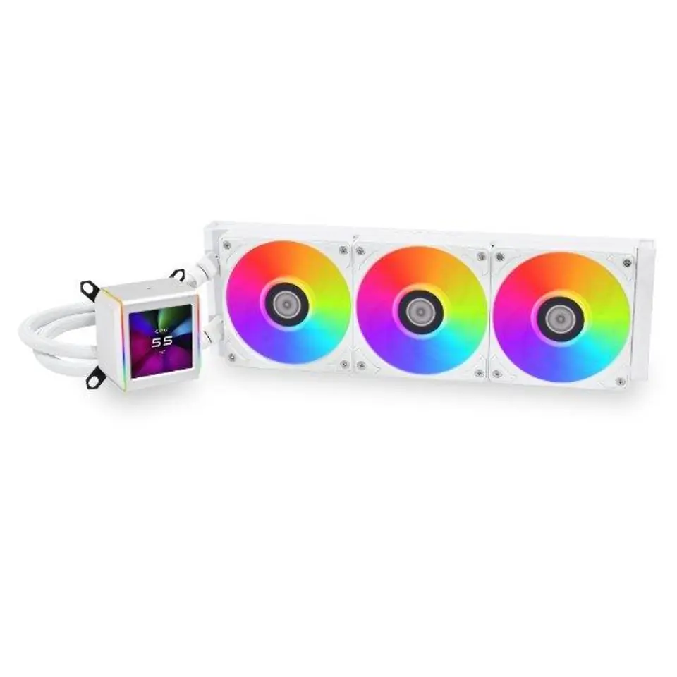 ⁨Lian Li GA II LCD Processor Liquid cooling kit 36 cm White 1 pc(s)⁩ at Wasserman.eu